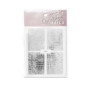 Nail stickers animal print No. 1 / silver image