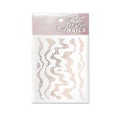 Nail stickers dots / rose gold
