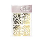 Nail stickers animal print No. 3 / gold