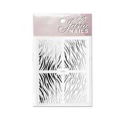 Nail stickers animal print No. 3 / silver image
