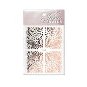 Nail stickers animal print No. 4 / rose gold