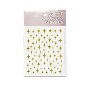 Nail stickers stars / holo gold image
