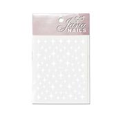 Nail stickers stars / white image