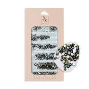 Big mix rhinestones Dark rainbow / bag
