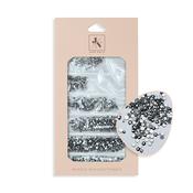 Big mix rhinestones Dark silver / bag