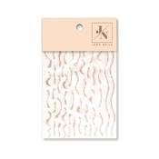 Nail stickers - lines / prosecco glitter image