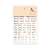 Nail stickers - french / prosecco glitter