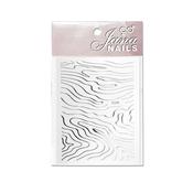 Nail stickers lines / silver image