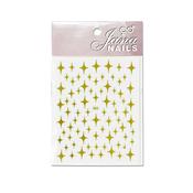 Nail stickers stars / gold image