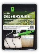 RAPIDE SHED AND FENCE ROLLER BRUSH AND TRAY SET
