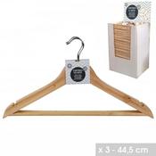 PACK OF 3 WOODEN HANGERS