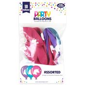 PACK OF 10 UNICORN PRINT BALLOONS image