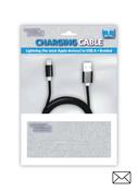 BRAIDED 1MTR LIGHTENING TO USB CHARGE/SYNC CABLE