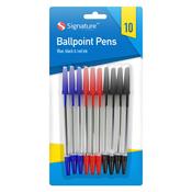 PACK OF 10 ASST. BALLPOINT PENS image