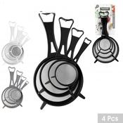 SET OF 4 ASST. SIZES STRAINERS image