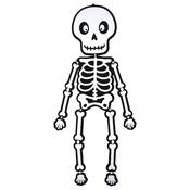 SKELETON FELT DECORATION