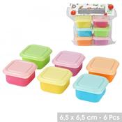 6 PACK MINI SQUARE FOOD BOX image