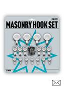 MASONRY 17 PACK PICTURE HOOKS