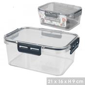 BLUE TRIM 1700ML PLASTIC CONTAINER