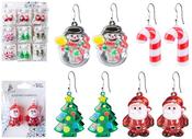 ASST. STYLES FLASHING XMAS EARRINGS image