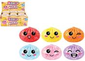 ASST. COLOURS 8.5CM GLITTER DUMPLING
