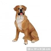 RESIN 36CM DOG