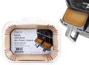 60 PACK 22CM X 14CM AIR FRYER LINERS