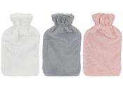 ASST. COLOURS 2LTR HOT WATER BOTTLE WITH COVER image