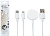 3 IN 1 TYPE C AND APPLE CHARGER CABLE image
