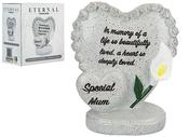 MUM DOUBLE HEART GRAVE MEMORIAL