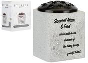 MUM AND DAD GRAVE FLOWER POT MEMORIAL