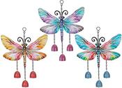 SHINY 3 ASST. DRAGONFLY WIND CHIME image