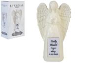 SADLY MISSED MEMORIAL  SOLAR ANGEL ORNAMENT