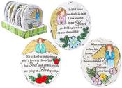 ASST. GARDEN SAYINGS STONE PLAQUE