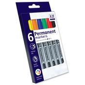 6 PACK ASST. PERMANENT MARKERS image