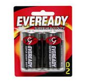EVEREADY 2 PACK D BATTERIES image