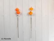 SINGLE 45CM PUMPKIN SPRAY image