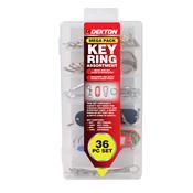 PACK OF 36 KEY RING TAGS