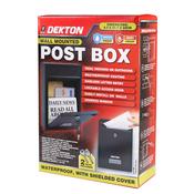 DEKTON BLACK METAL POST BOX