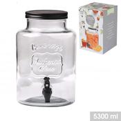 GLASS 5.3LTR DISPENSER WITH TAP