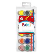 18 PACK POSTER PAINTS WITH 3 BRUSHES image