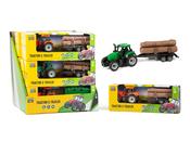 ASST. SMALL TRACTOR AND TRAILER SET image