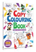 124 PAGE COPY AND COLOURING BOOK image