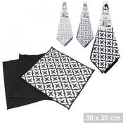 PACK OF 3 30CM X 30CM MICROFIBRE CLOTHS 
