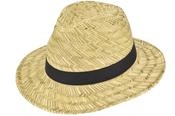 PANAMA 59CM STRAW HAT WITH BLACK BAND image