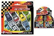 BOX OF 8 FREE WHEEL CARS