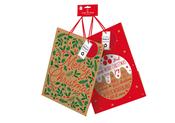 PACK OF 2 KRAFT LARGE BAGS