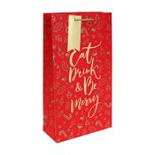 BE MERRY DOUBLE BOTTLE BAG image
