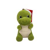 8" PLUSH SANTA XMAS DINO image