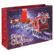 FLYING SANTA EXTRA LARGE GIFT BAG image